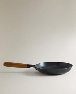 Zara Home сковорода из нержавеющей стали, цвет кремовый, 39 см