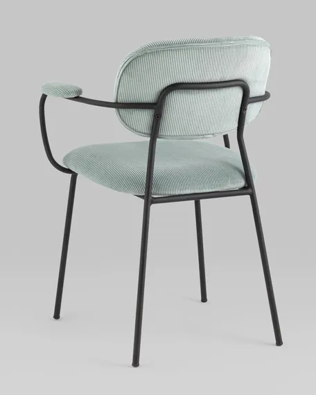 Стул Brant серо-голубой вельвет