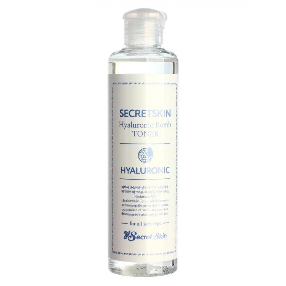 Secret Skin Hyaluronic Bomb Toner тонер для лица с гиалуроновой кислотой 250мл