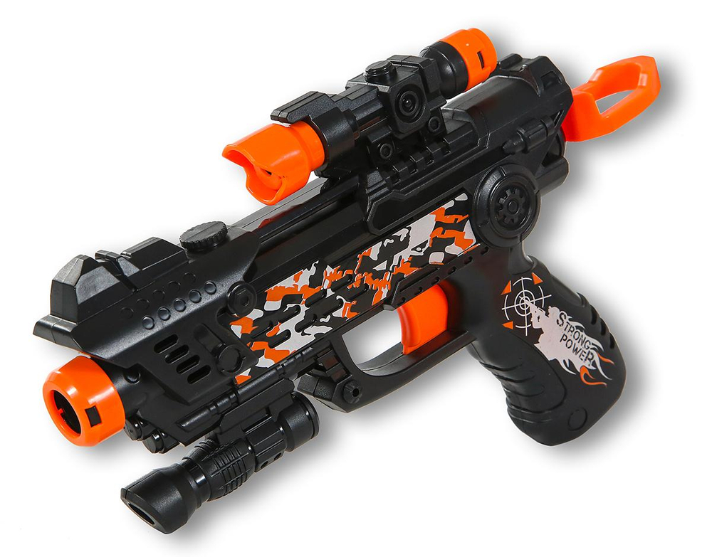 Пистолет с мягк.пулями, коробка DF0201A