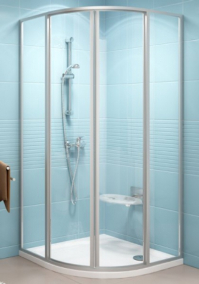 Душевой уголок Ravak Supernova SKCP4-90x90см. белый+рейн 3117010041