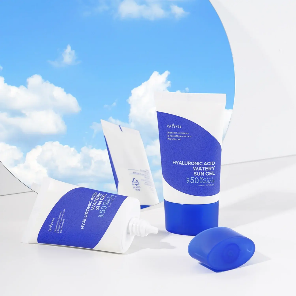 IsNtree Hyaluronic Acid Watery Sun Gel Set 50+50ml
