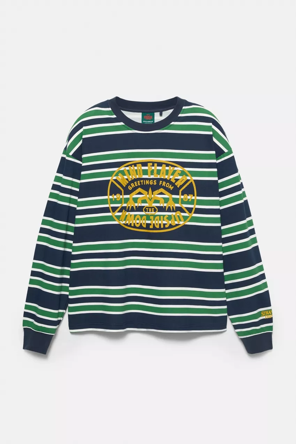 PULL&BEAR Футболка в полоску "Stranger Things" полоски