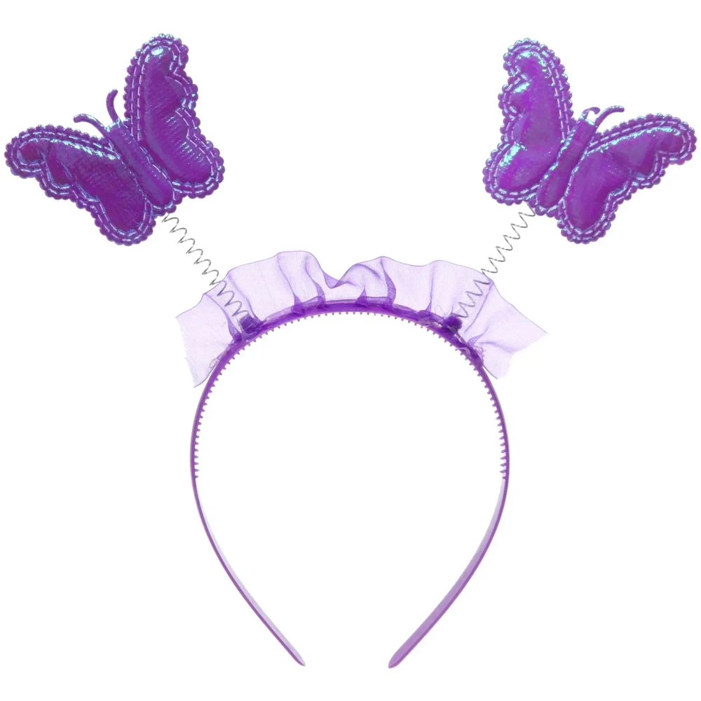 Карнавальный костюм «Сказочная фея» (юбка,крылья,волшебная палочка,ободок), Фиолетовый