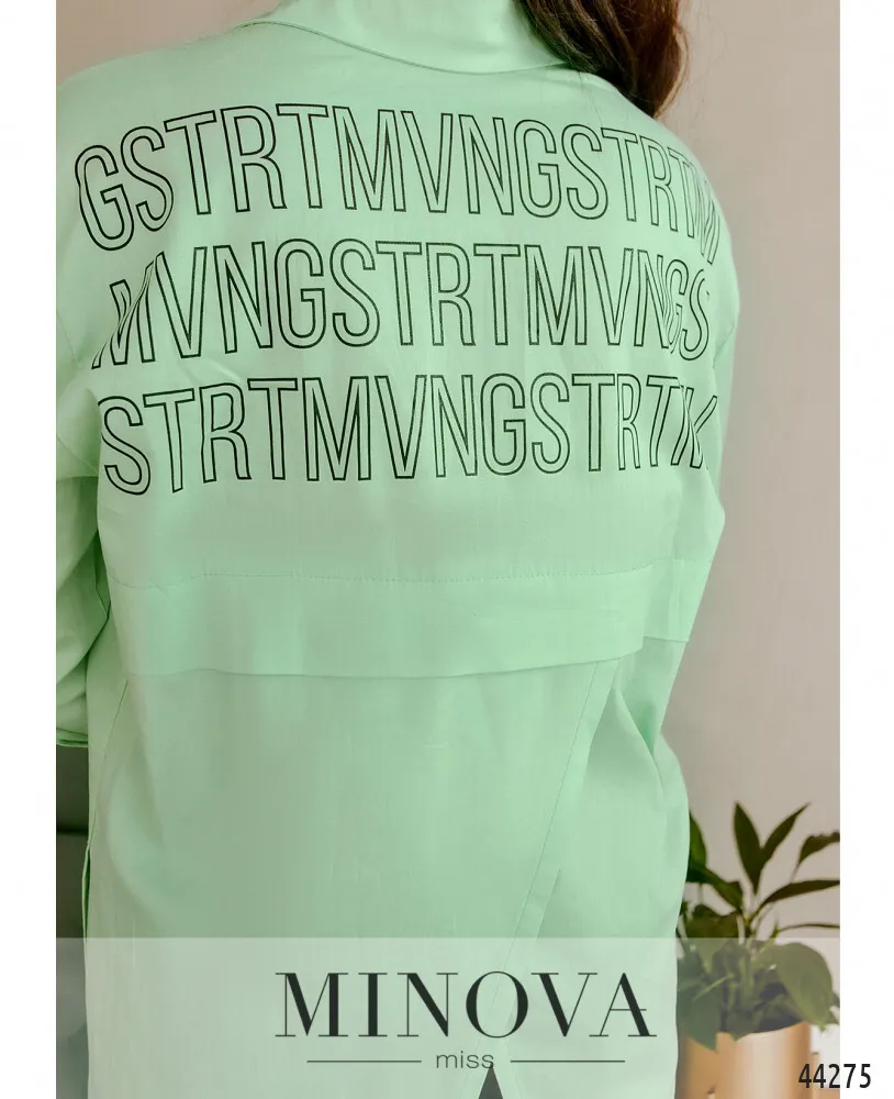Рубашка 1079-мятный Minova