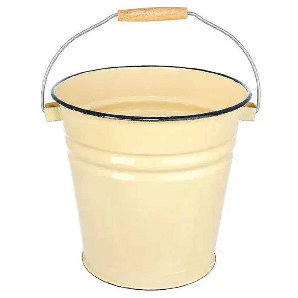 Ведро эмал 12л б/кр Ведро эмал 12л б/кр 1124км/рб