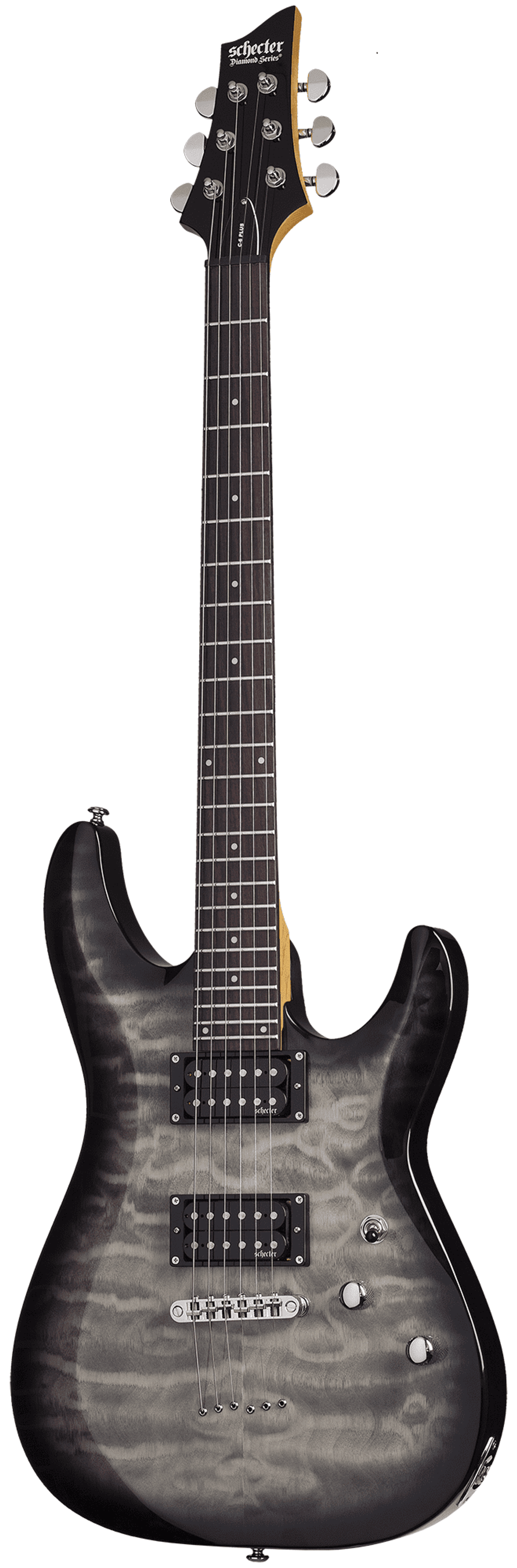 Schecter C-6 PLUS CHARCOAL BURST