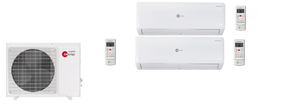 Мульти сплит-система Denko на 2 комнаты (20+25 кв.м.) SMART MULTI DC INVERTER