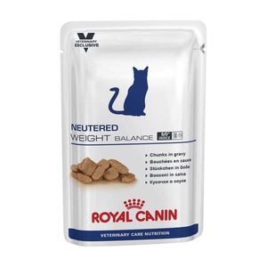 Пауч для кастрированных/стерилизованных котов и кошек, Royal Canin Neutered Weight Balance, с момента операции до 7 лет, склонных к избыточному весу