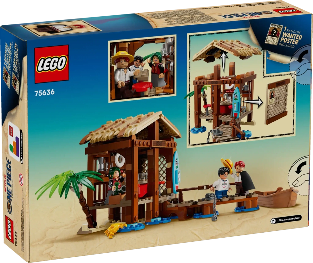 Конструктор LEGO One Piece 75636 Деревенская хижина с ветряной мельницей