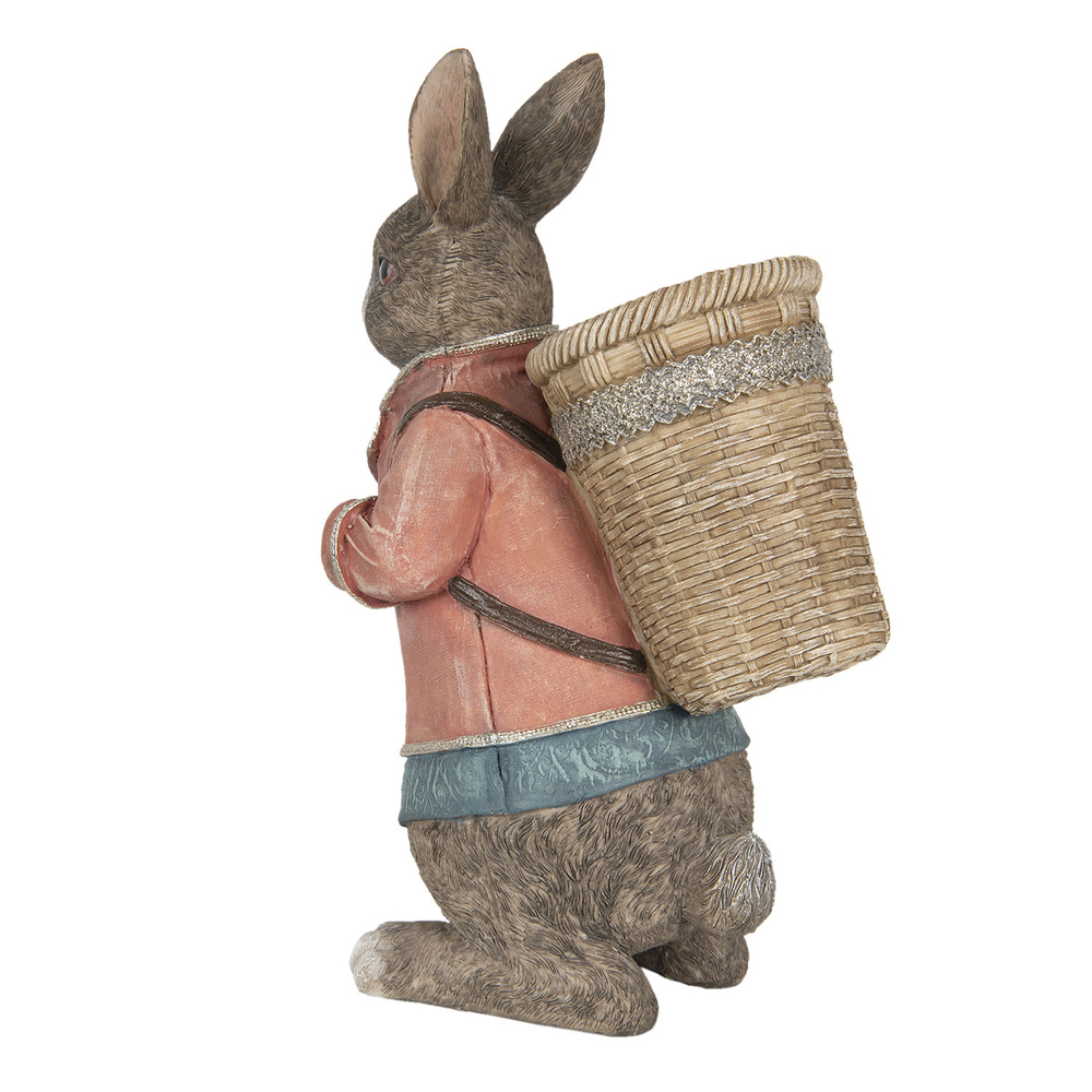 Декоративная фигура "Кролик с корзиной"