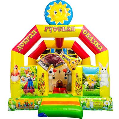 Коммерческий надувной батут «Добрая русская сказка 2», 8*4*5 м