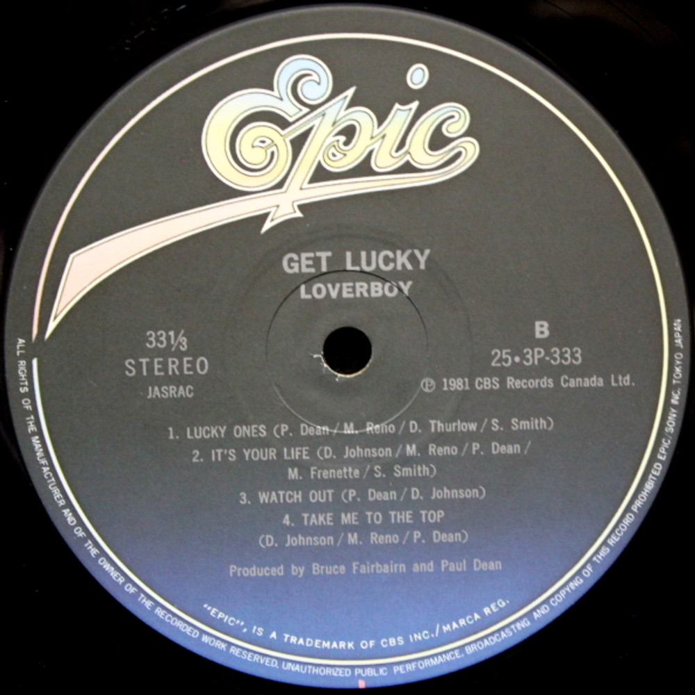 Loverboy / Get Lucky (LP)