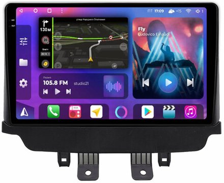 Магнитола для Mazda CX-3 2014-2023 (монохром) - FarCar 9599AM на Android 13, QLED+2K, ТОП процессор, CarPlay, 4G SIM-слот