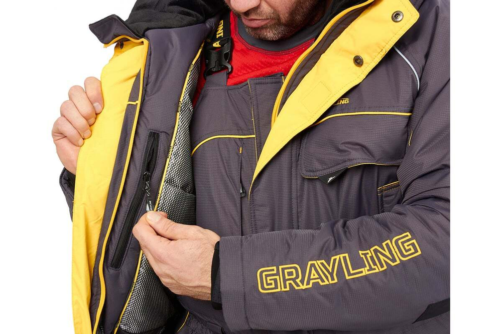 Костюм Grayling "Камчатка 2020", таслан (Серо-желтый)