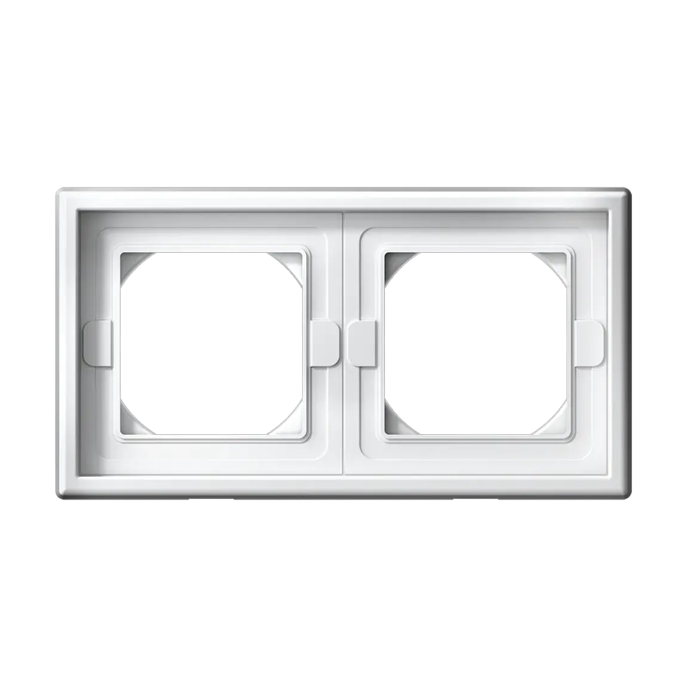 ARTGALLERY 2-постовая РАМКА IP44, БЕЛЫЙ