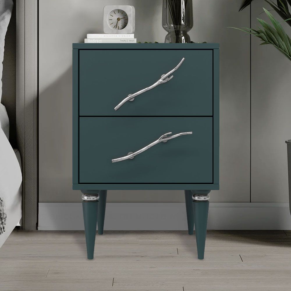 Тумба Арт Колор matte Классик Сильвер Зеленый бирюзовый матовый