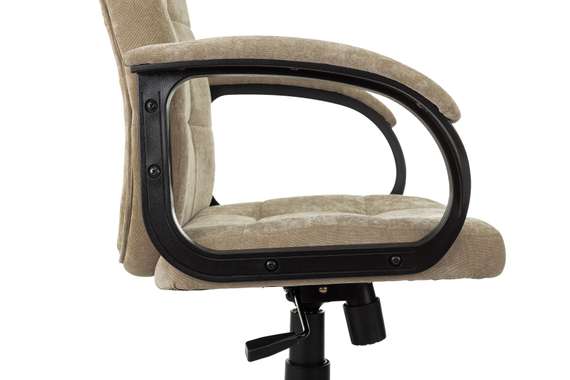 Кресло руководителя Бюрократ CH 002 песочный Light-21 крестов. пластик