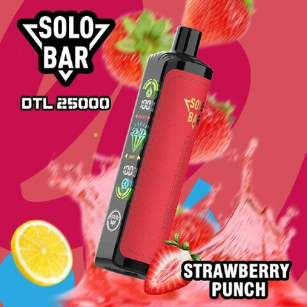 SOLOBAR DTL 25000 - Strawberry Punch (5% nic)