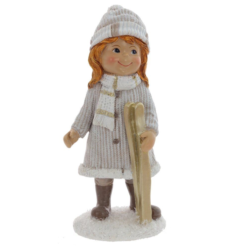 GAEM Фигурка декоративная "Мальчик/Девочка", L8 W7 H18 см, 2в.