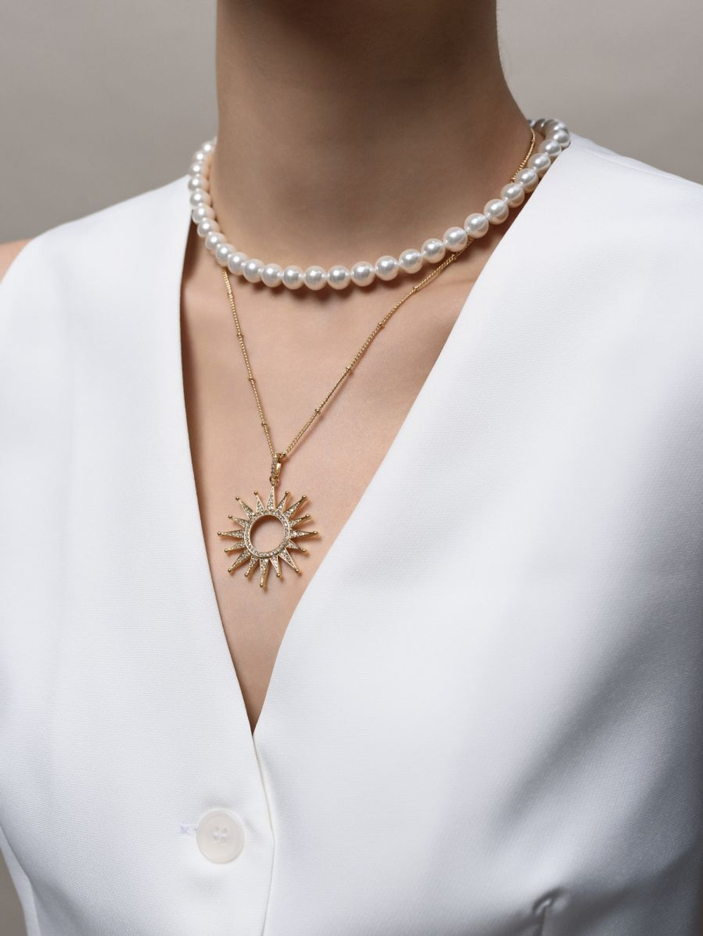 Колье "Sun" Gold