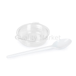 Соусник 30 мл прозрачный диаметр 64 мм высота 19 мм Сп-64 ПЭТ