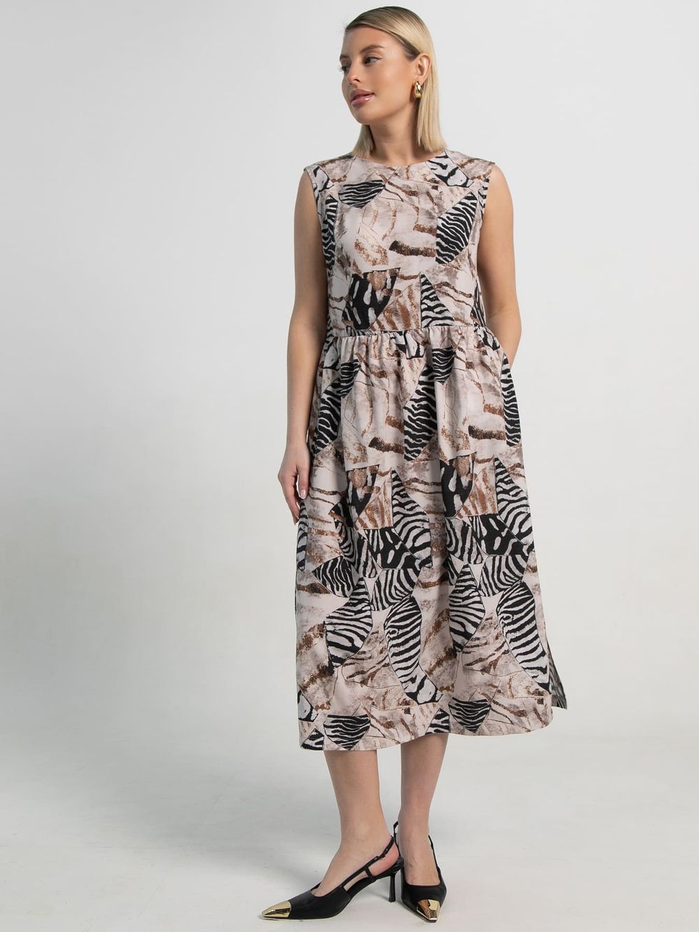 Платье Мелроз (бежевое) П15519-25М LT Collection