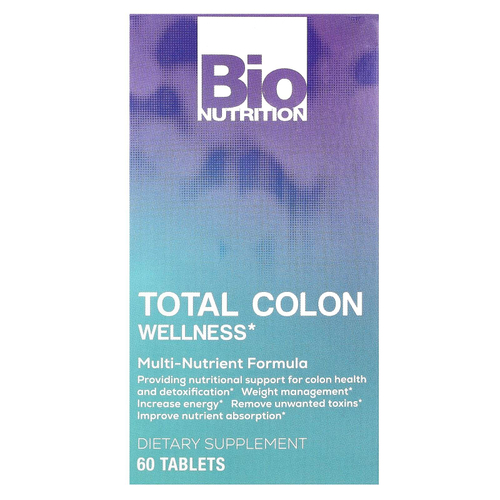 Bio Nutrition, Total Colon Wellness, 60 таблеток