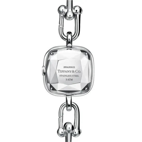 Tiffany HardWear Watch in Sterling Silver and Steel with Diamonds