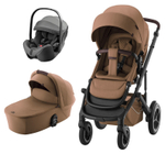 Коляска 3 в 1 Britax Roemer Smile 5Z LUX и автокресло Baby-Safe PRO Style Mineral Grey Warm Caramel