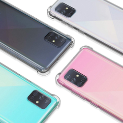 Чехол ROSCO для Samsung Galaxy A71 оптом (арт. SS-A71-HARD-TPU-TRANSPARENT)