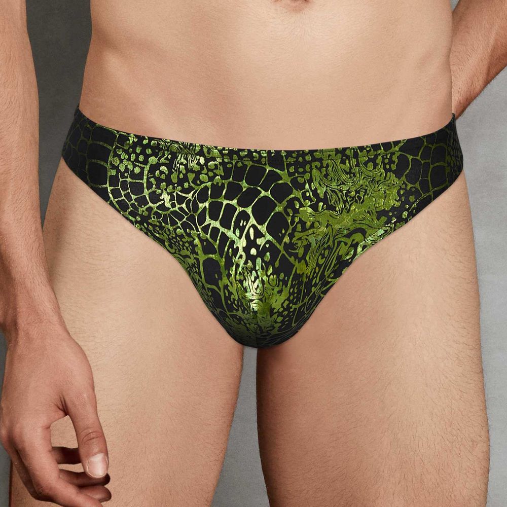 Мужские трусы слипы зеленые Doreanse SPACE VENOM 1257