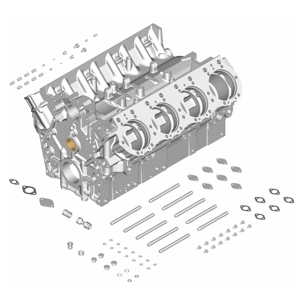 238-1002012-Д Блок цилиндров ЯМЗ-238м2