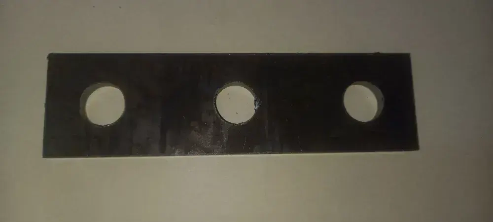 Упор прямой 3 отверстия, оснастка для сборочных, монтажных, сварочных столов d16