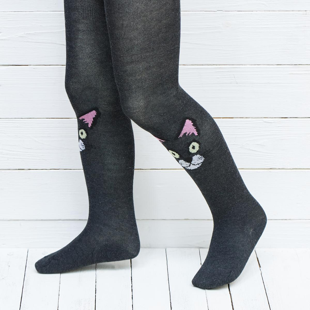 Колготки для девочки бамбук, с рисунком, р-р 128-140 36849, 1 шт.