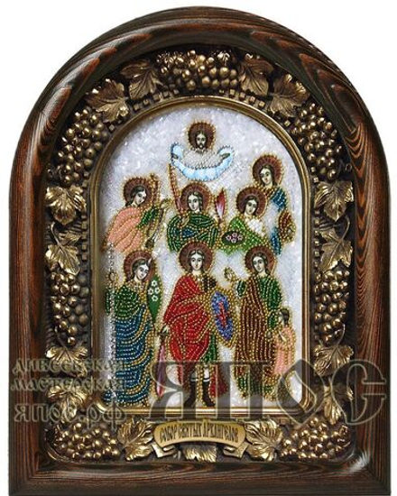Икона Собор Святых Архангелов бисер