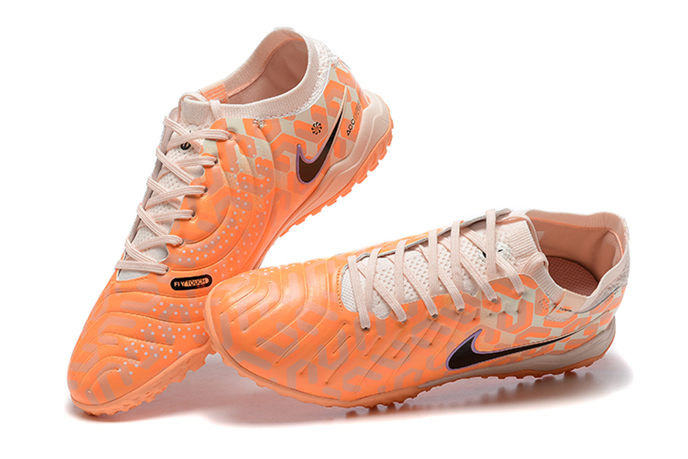 Шиповки Nike Tiempo Legend X PRO TF (Оранжевый)