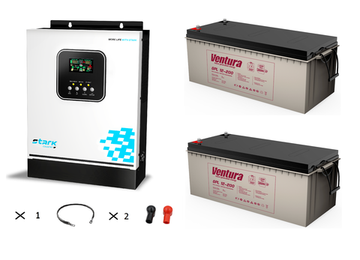 Комплект ИБП Stark Country 3000 INV MAX + АКБ Ventura GPL 12-200 х 2 шт.