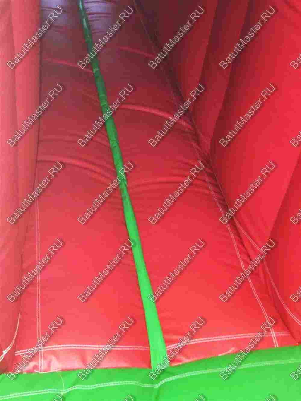 Надувной батут "Страна Сафария" с крышей и высокими горками 13*7*6 м