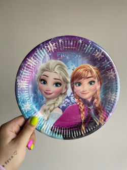 Тарелки "Холодное Сердце. Северное сияние", 23см, 8шт.