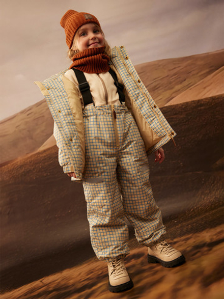 ПРЕДЗАКАЗ Брюки утеплённые демисезонные Mjölk Graphic Check, утеплитель 120гр/м2