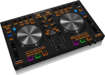 BEHRINGER CMD STUDIO 4a MIDI контроллер для DJ на 4 деки, со встроенным 4 канальным аудио интерфейсом