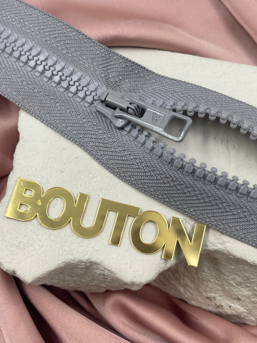 Молния трактор Тип 10 (6мм) Arta-F, 079 светло-серый