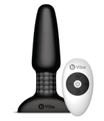 Вибровтулка b-Vibe Rimming Plug, ротация шариков, 15,2 см