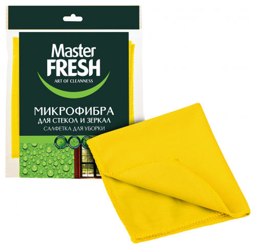 МАСТЕРФРЕШ САЛФЕТКИ ДЛЯ СТЕКОЛ И ЗЕРКАЛ 1ШТ 1073