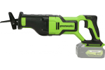 Пила сабельная аккумуляторная GREENWORKS GD24RS без АКБ иЗУ 1200407