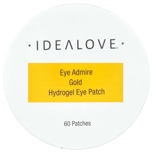 Idealove, Eye Admire, гидрогелевые патчи для глаз с золотом, 60 шт.