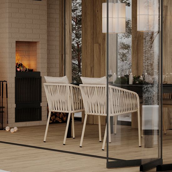 Стул monyx, серо-бежевый