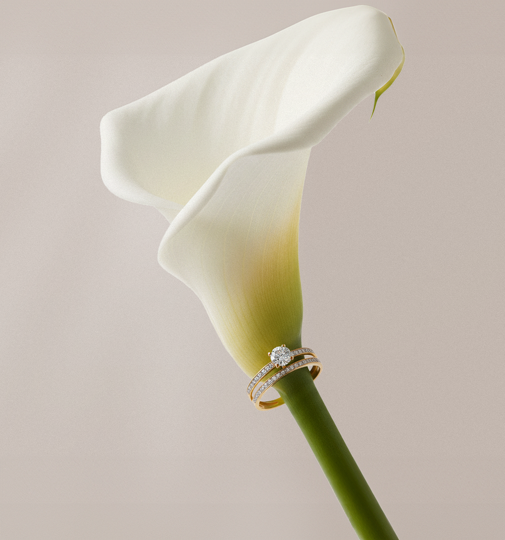 Кольцо из золота с фианитом, 019249