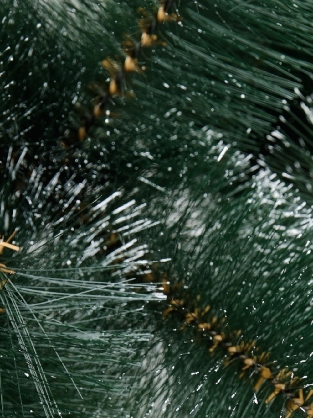 Елка искусственная/Искуственная новогодняя/Сосна с напылением/Пушистая/Новый год